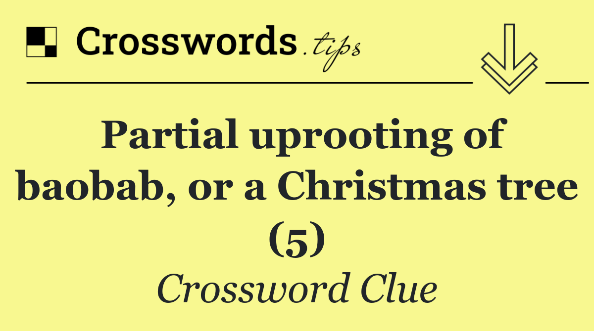 Partial uprooting of baobab, or a Christmas tree (5)