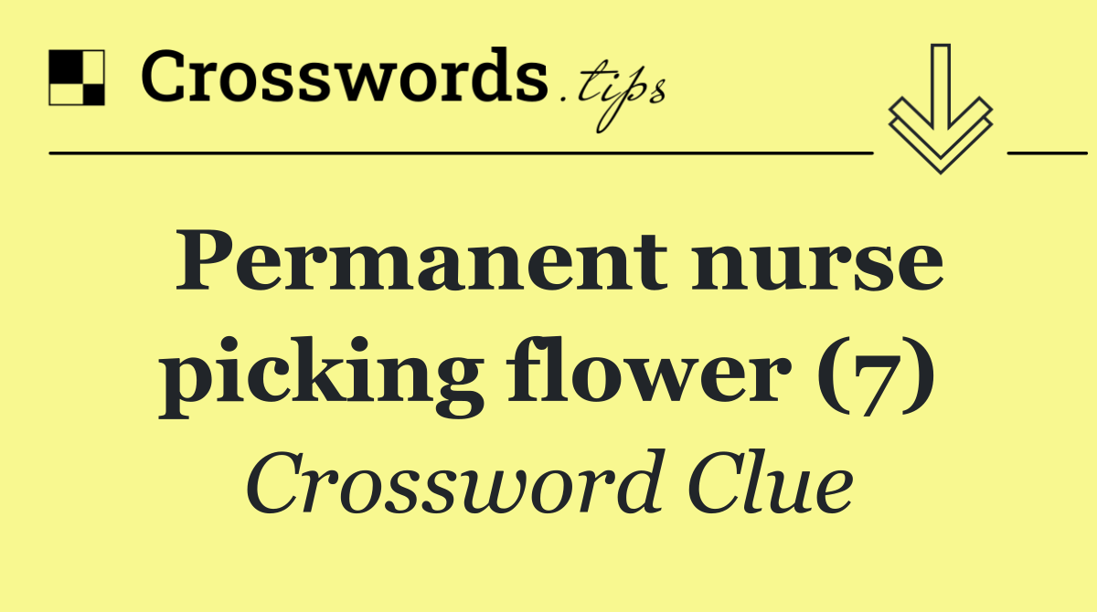 Permanent nurse picking flower (7)