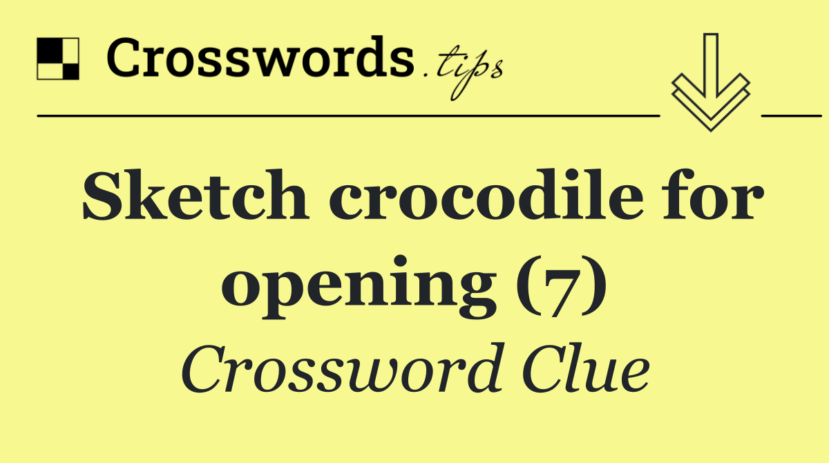 Sketch crocodile for opening (7)