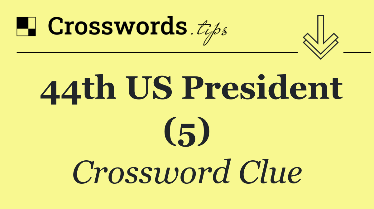 44th US President (5)
