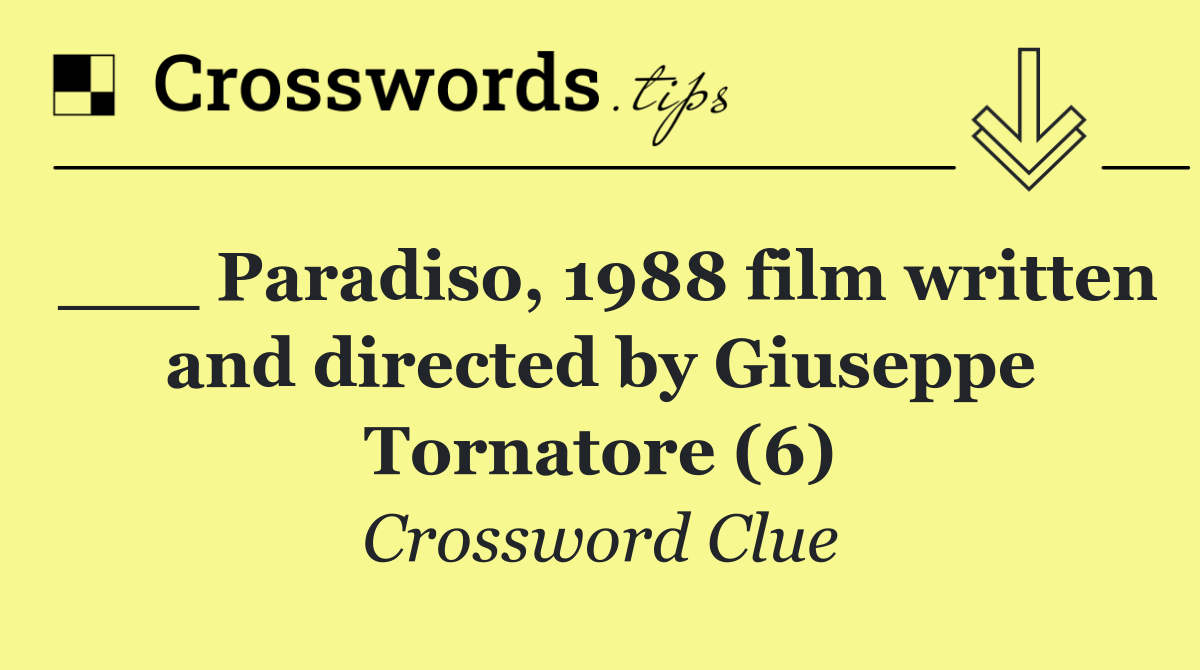 ___ Paradiso, 1988 film written and directed by Giuseppe Tornatore (6)