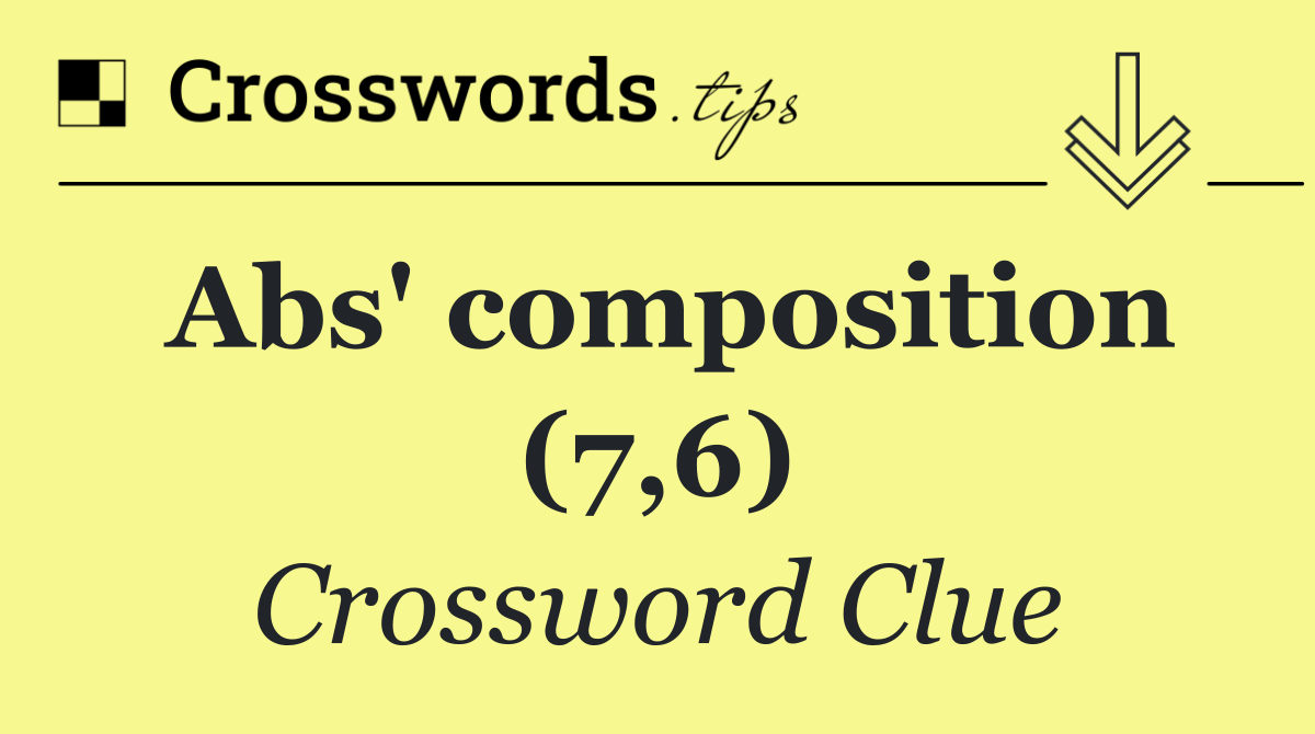 Abs' composition (7,6)