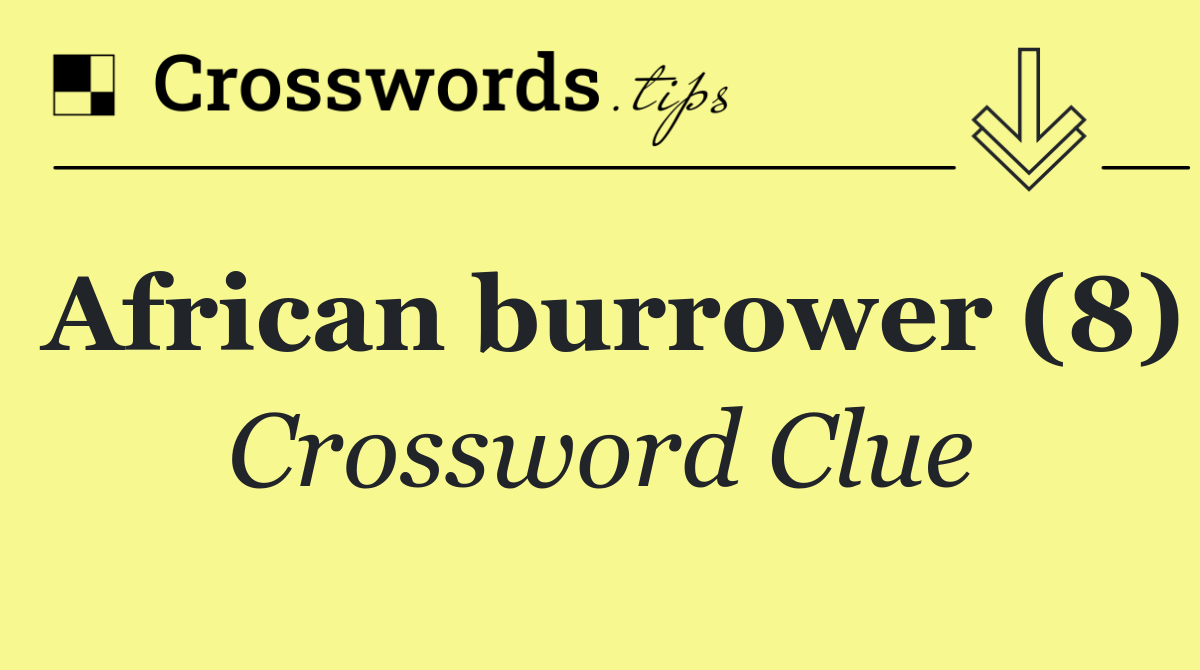 African burrower (8)