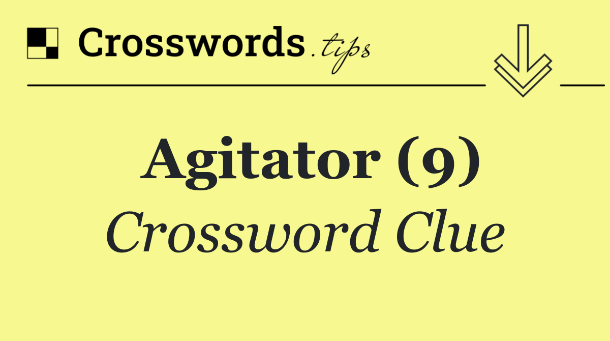 Agitator (9)