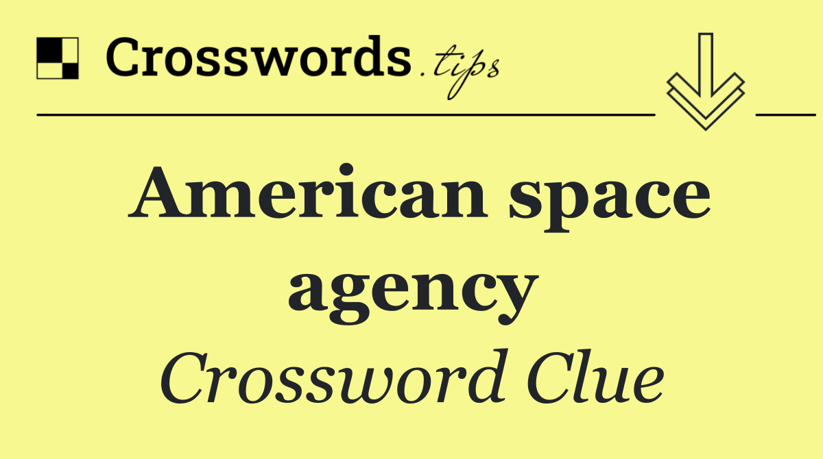 American space agency