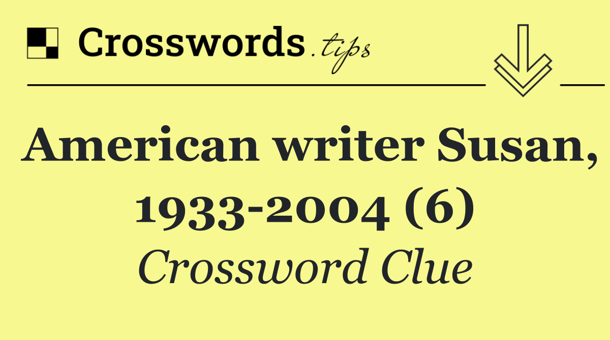 American writer Susan, 1933 2004 (6)