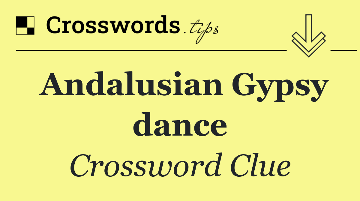 Andalusian Gypsy dance