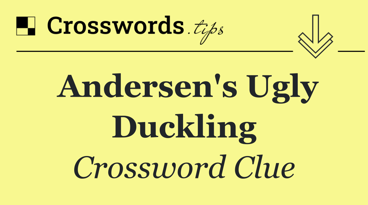 Andersen's Ugly Duckling