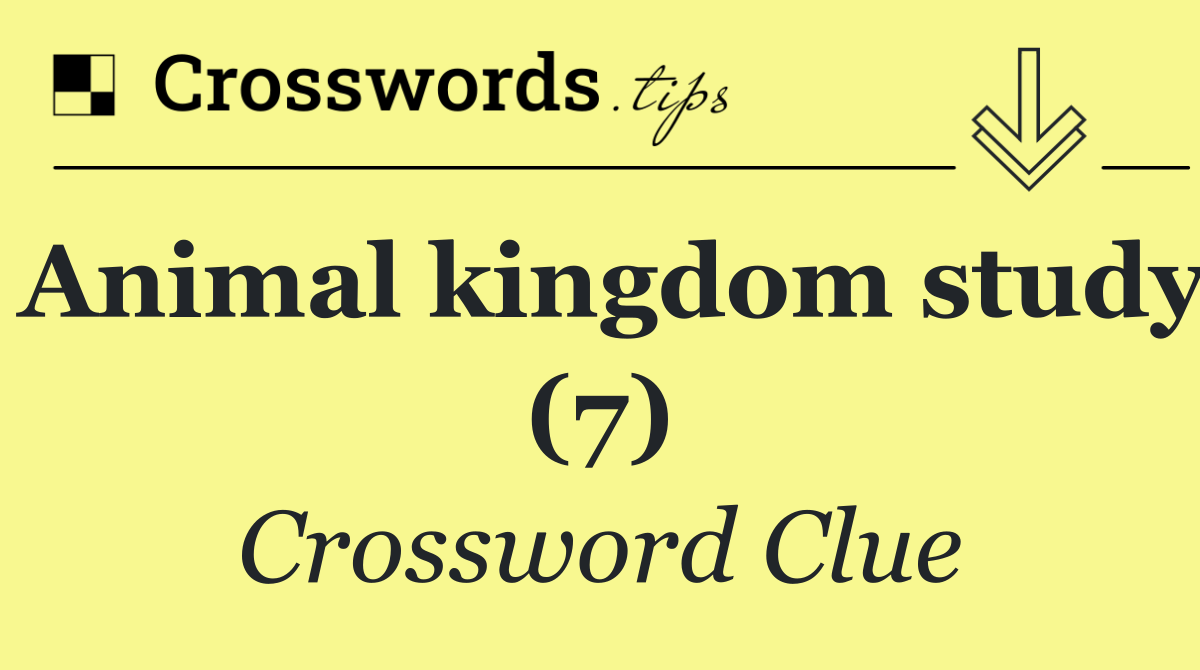 Animal kingdom study (7)