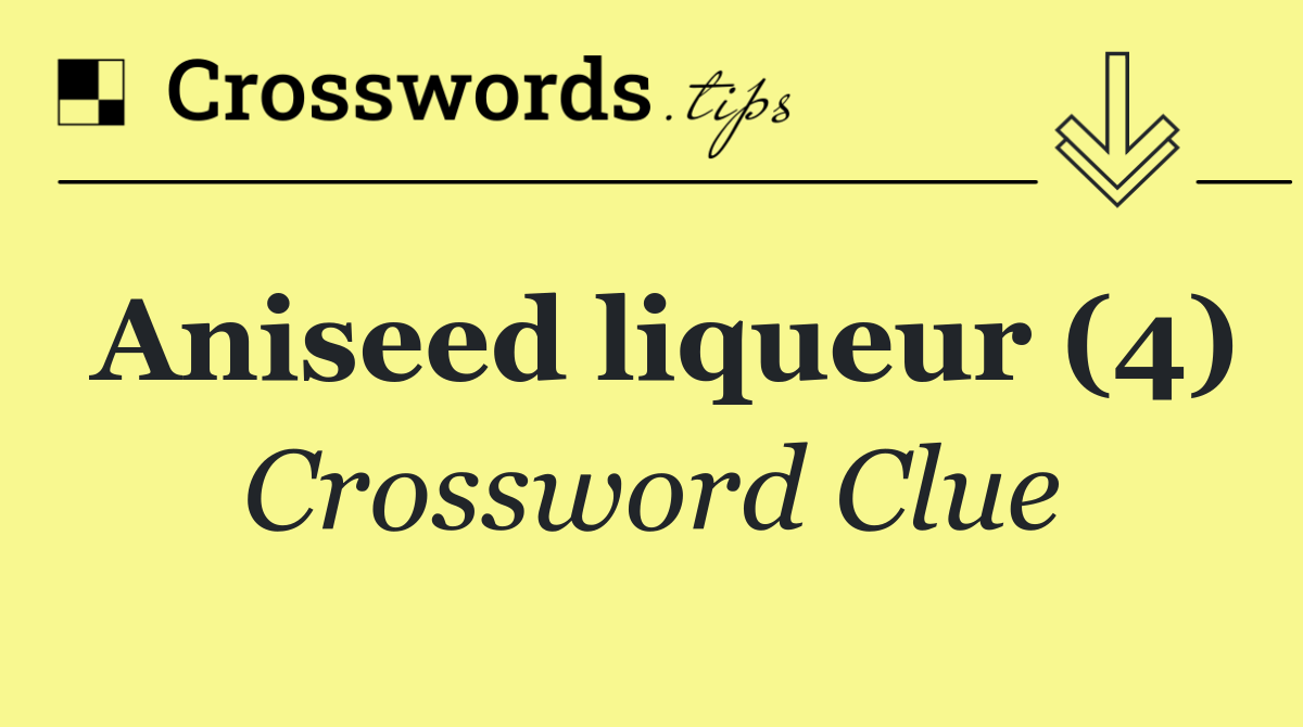 Aniseed liqueur (4)