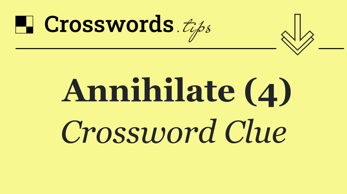 Annihilate (4)