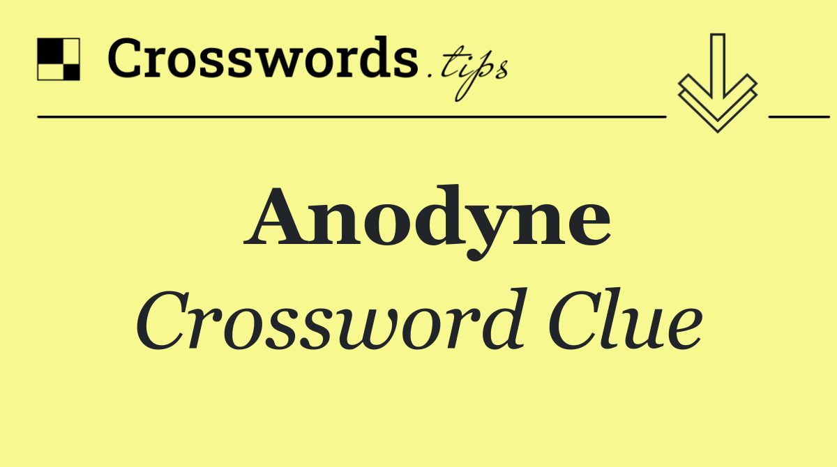 Anodyne