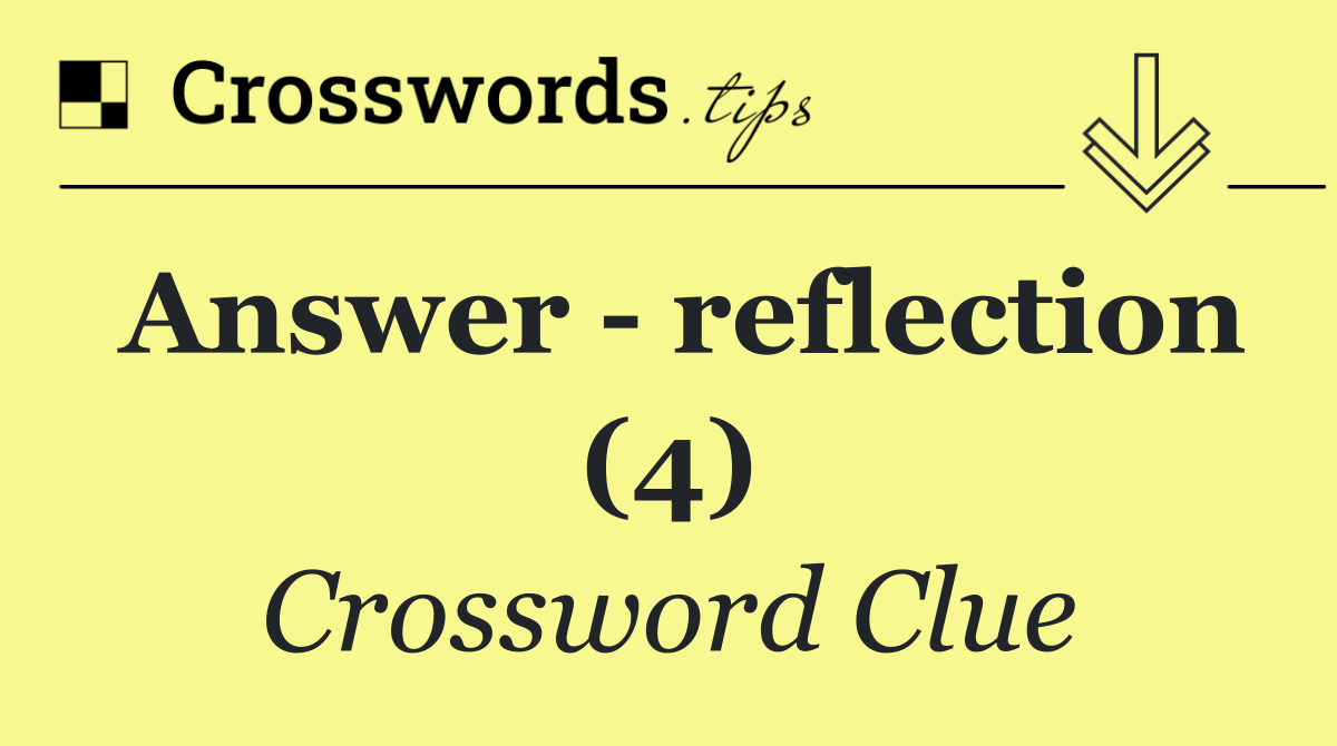 Answer   reflection (4)