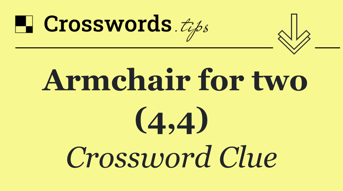 Armchair for two (4,4)