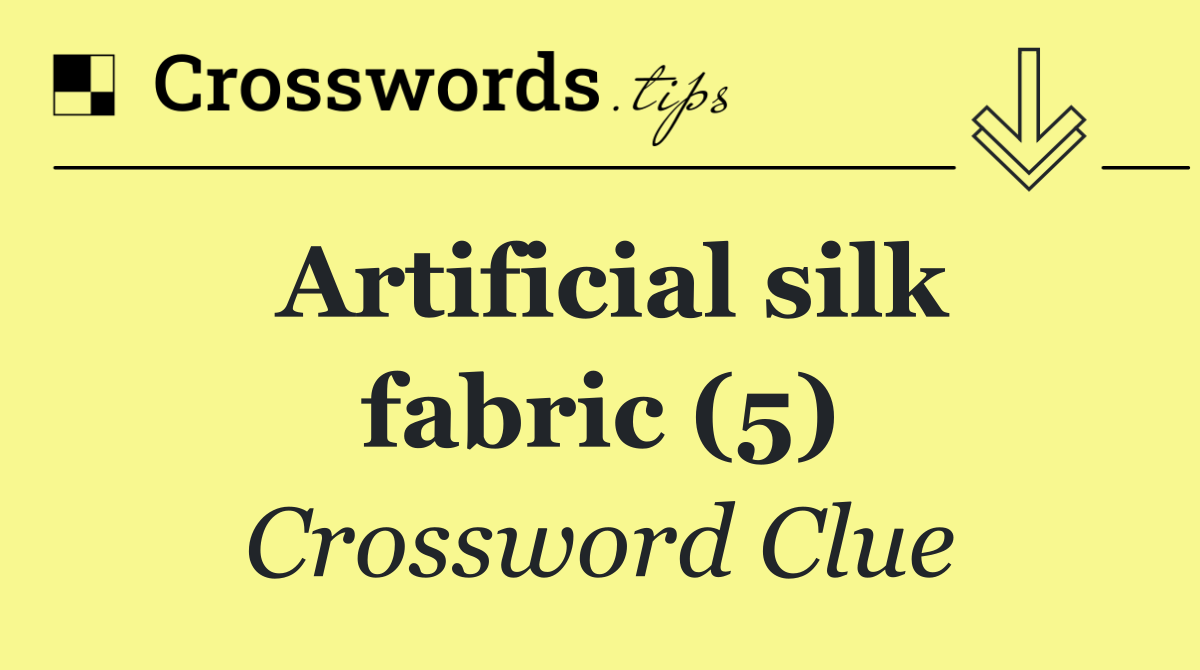 Artificial silk fabric (5)