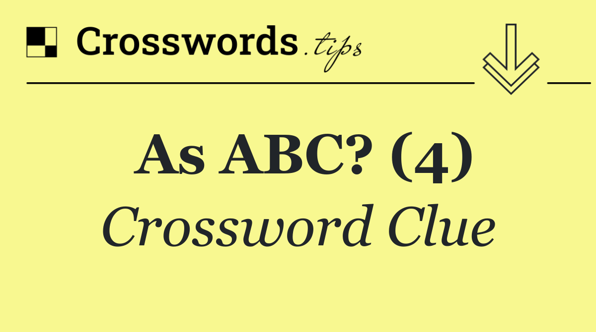 As ABC? (4)