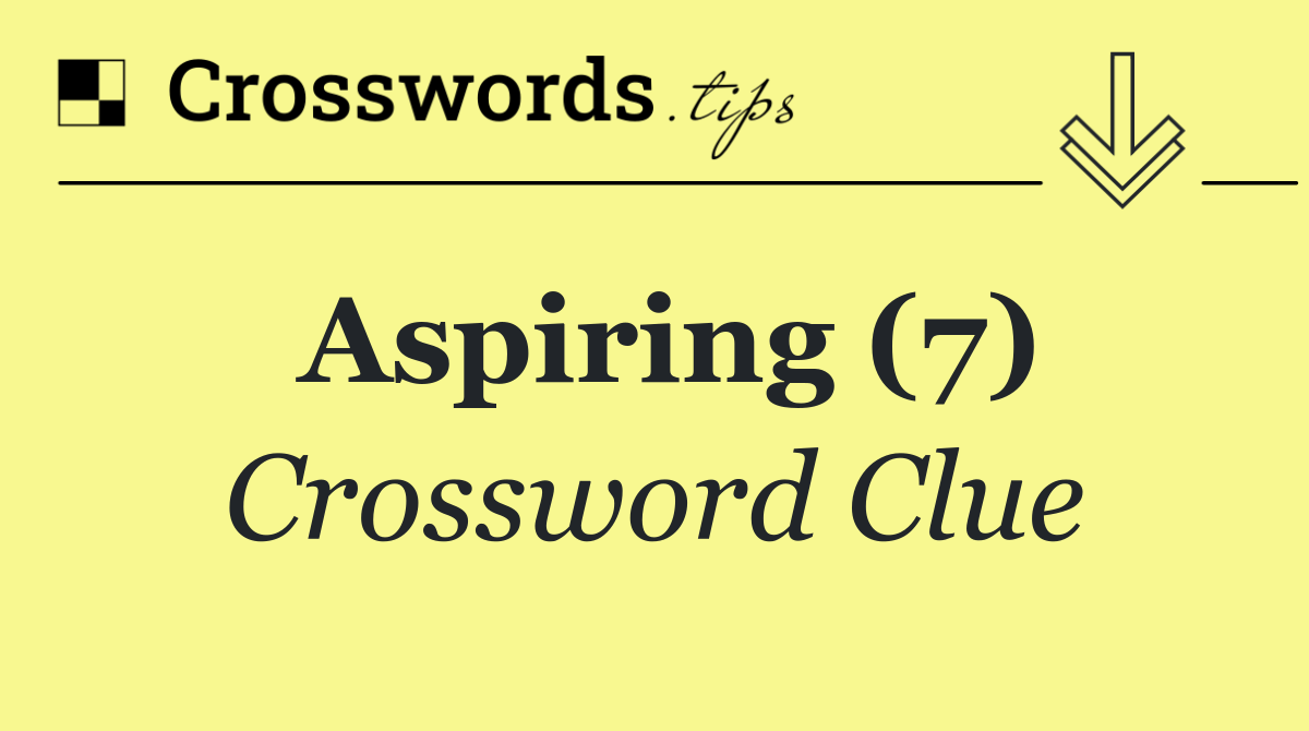 Aspiring (7)