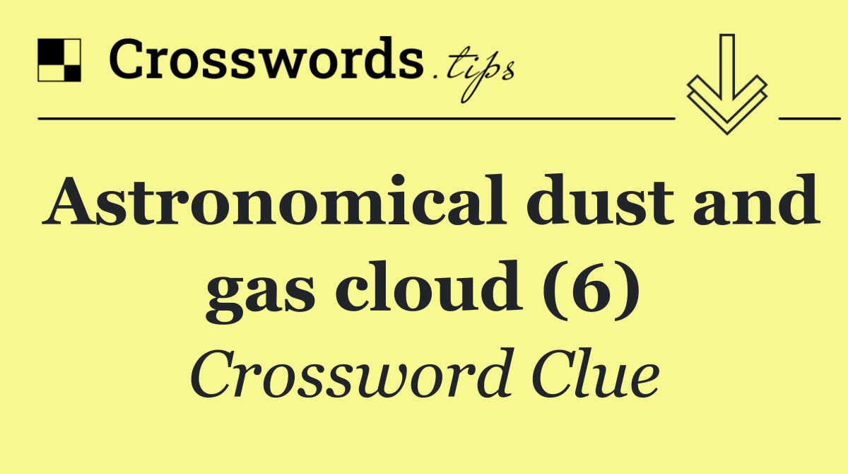 Astronomical dust and gas cloud (6)