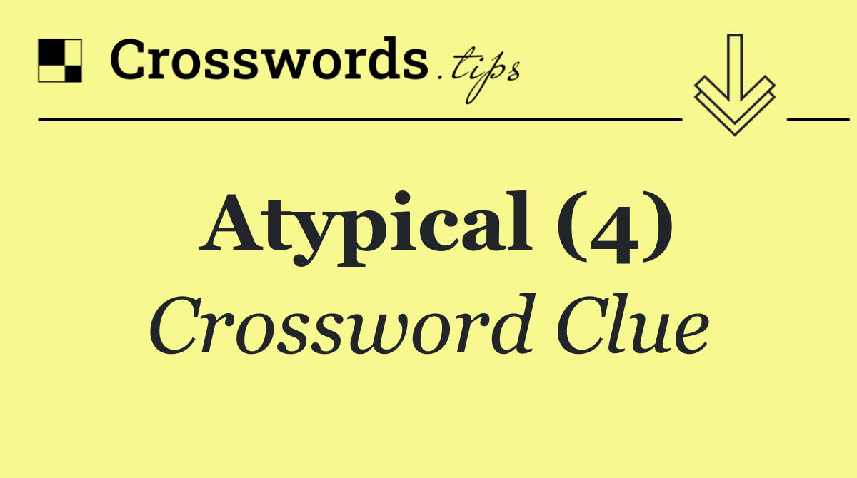 Atypical (4)