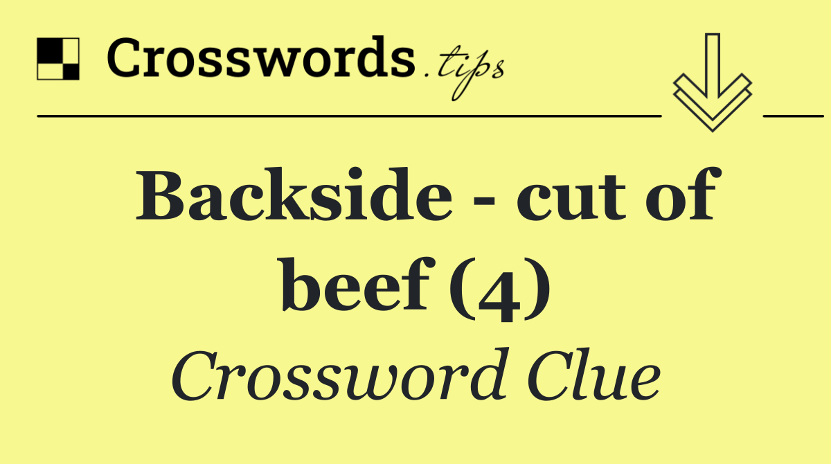 Backside   cut of beef (4)