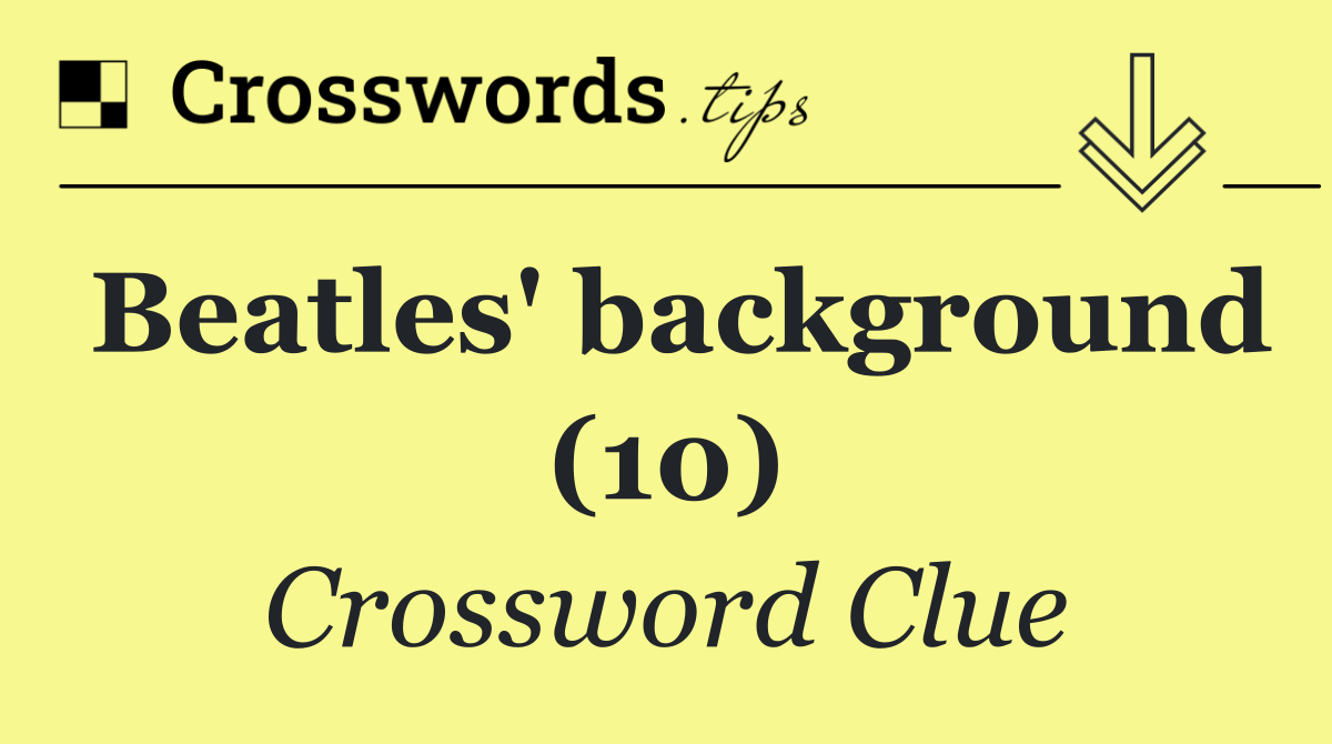 Beatles' background (10)