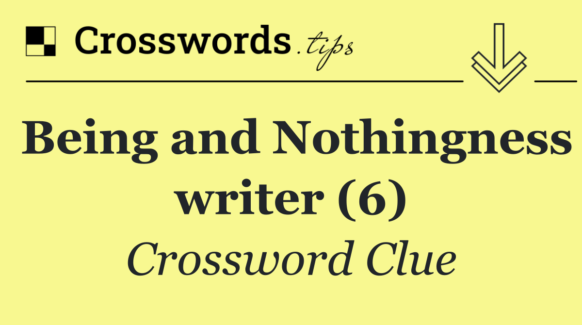 Being and Nothingness writer (6)