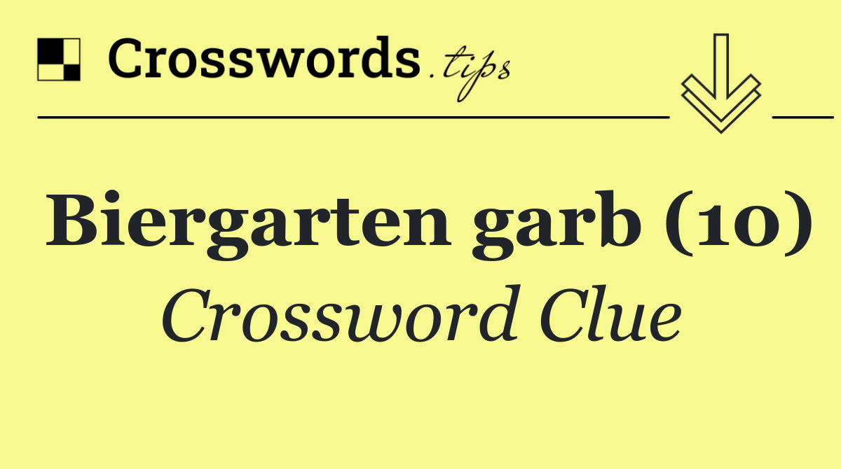 Biergarten garb (10)