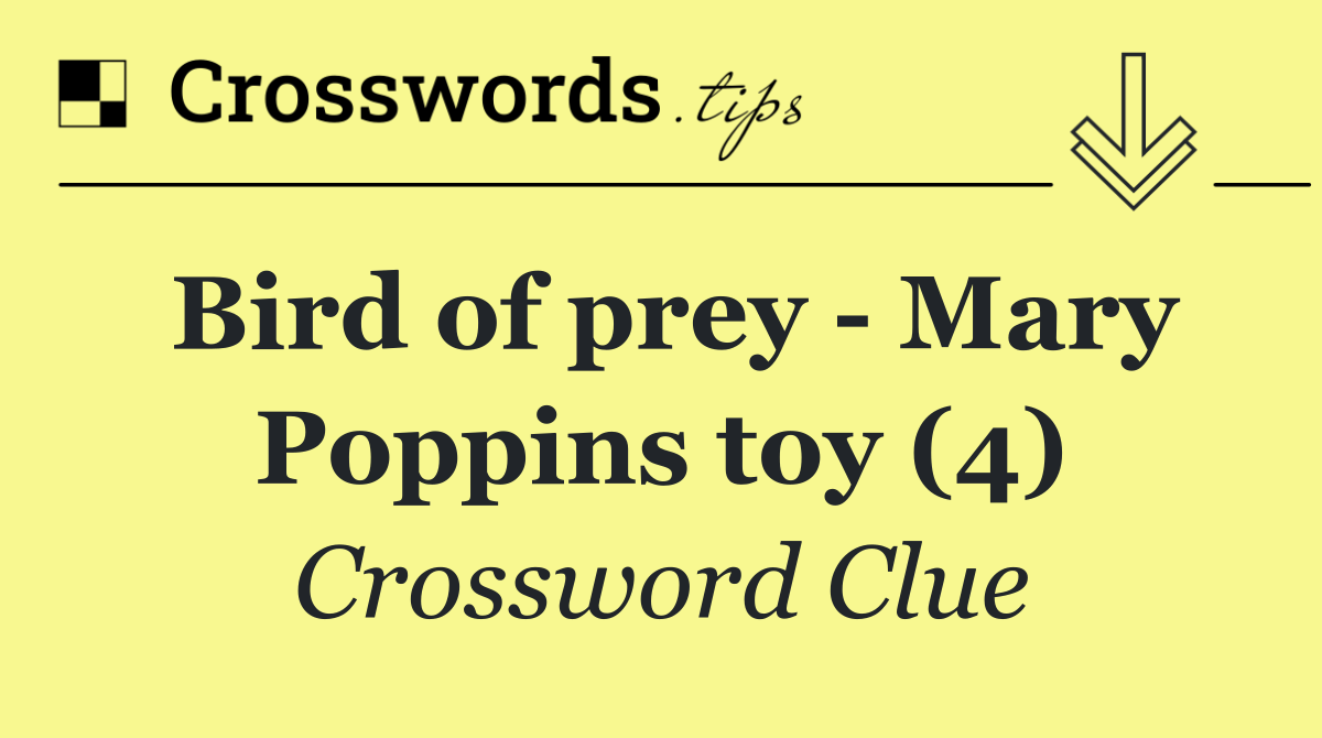 Bird of prey   Mary Poppins toy (4)