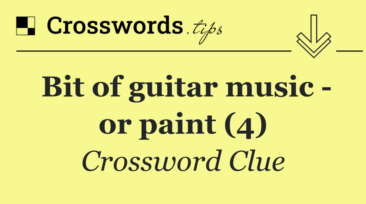 Bit of guitar music   or paint (4)