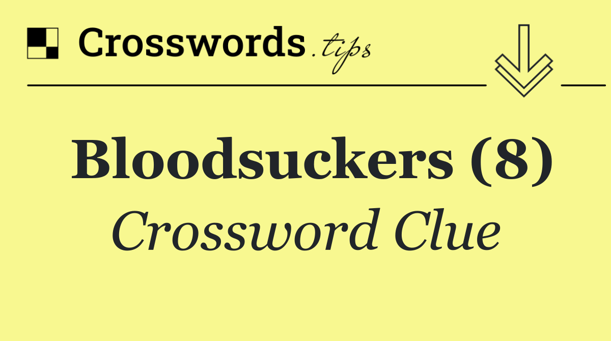 Bloodsuckers (8)