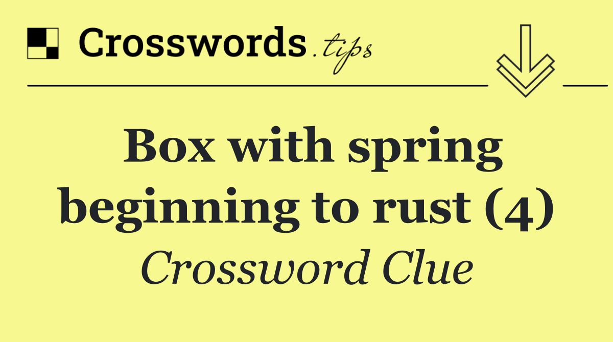 Box with spring beginning to rust (4)