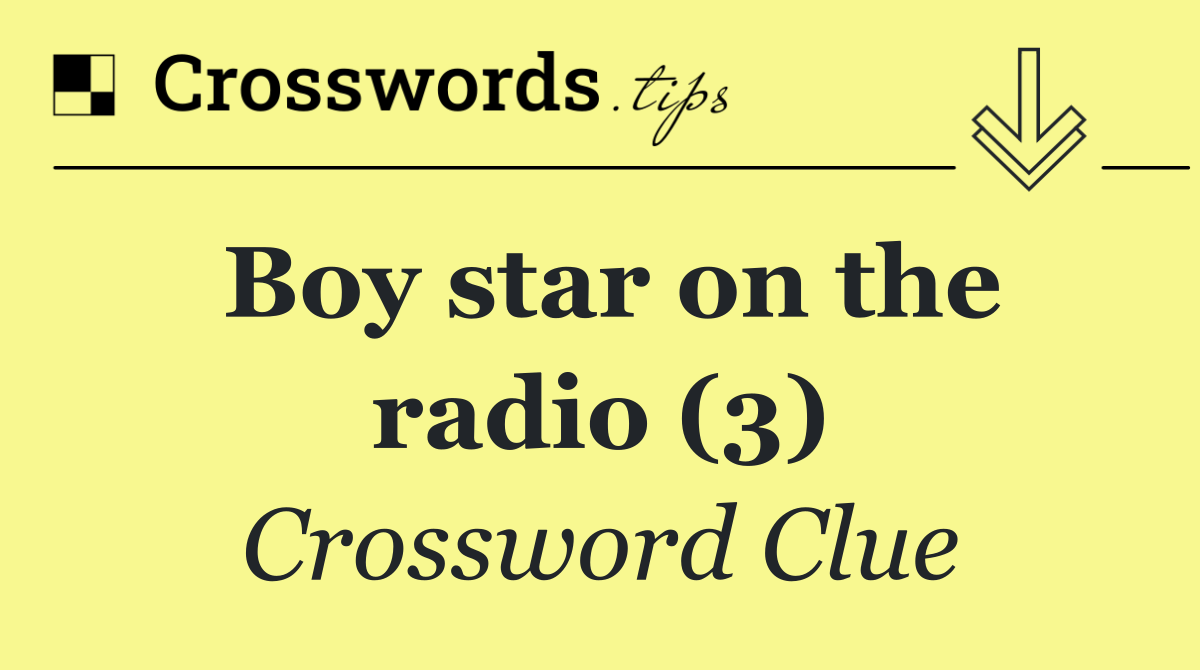 Boy star on the radio (3)