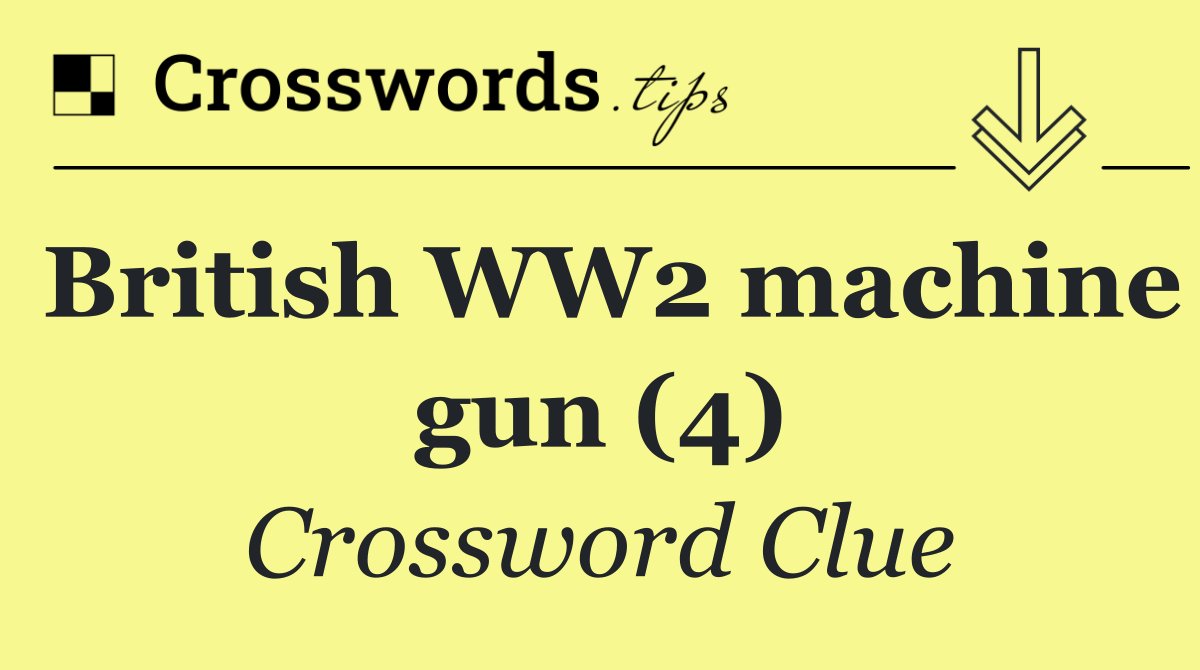 British WW2 machine gun (4)