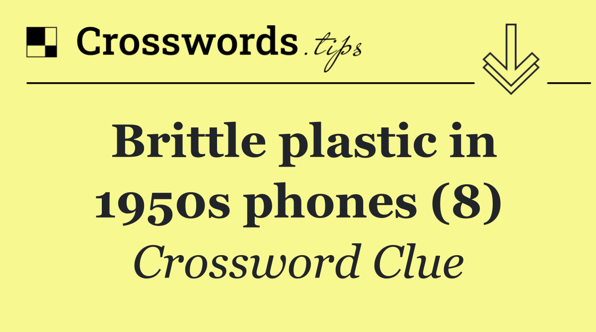 Brittle plastic in 1950s phones (8)
