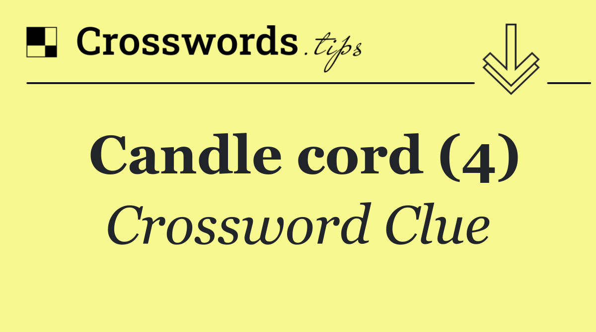 Candle cord (4)