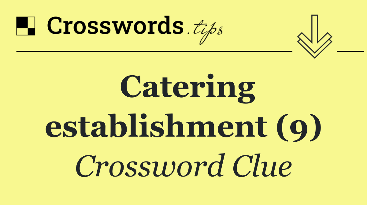 Catering establishment (9)