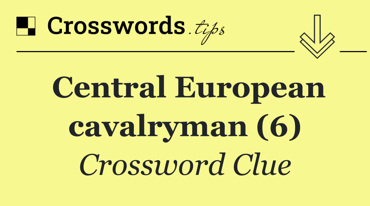 Central European cavalryman (6)