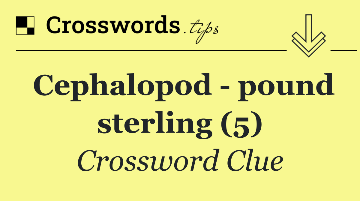 Cephalopod   pound sterling (5)