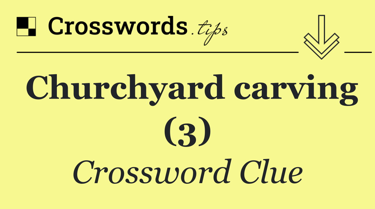 Churchyard carving (3)