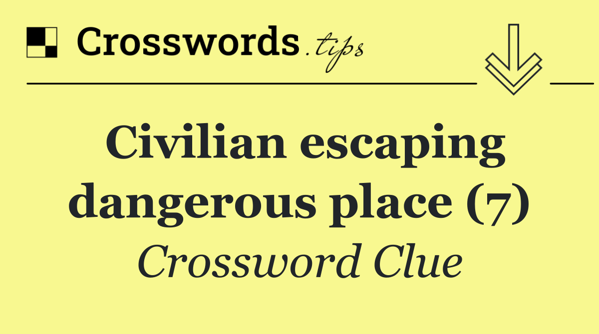 Civilian escaping dangerous place (7)
