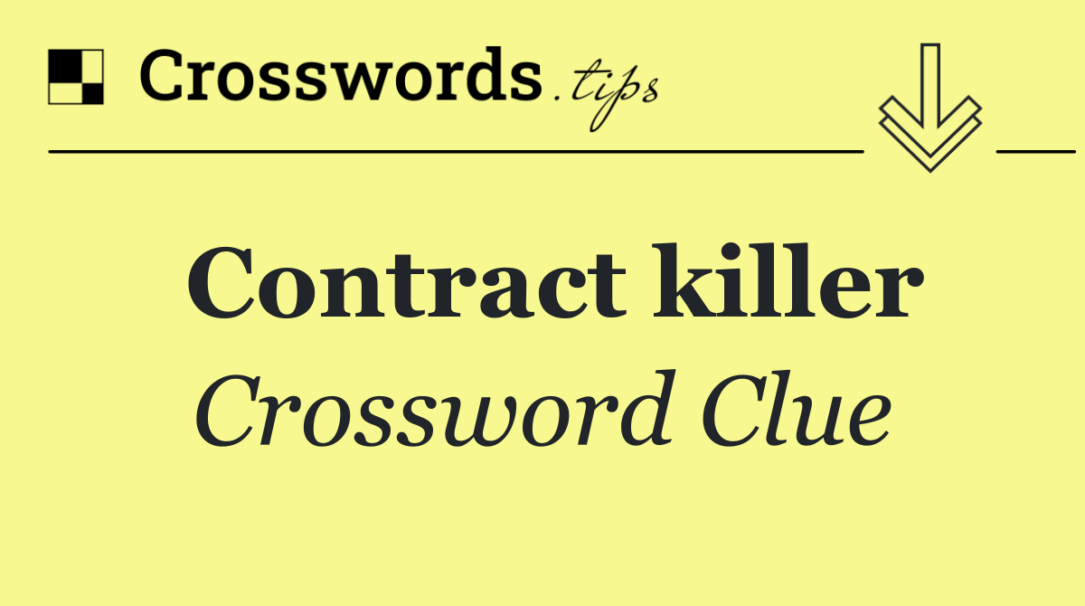 Contract killer