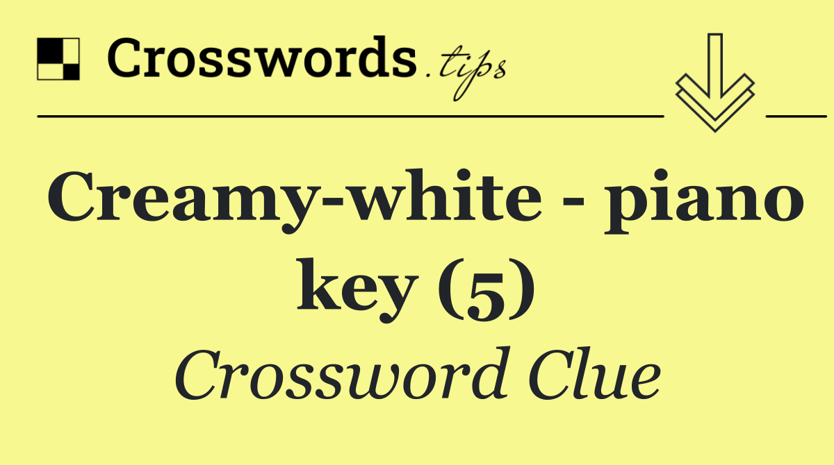 Creamy white   piano key (5)