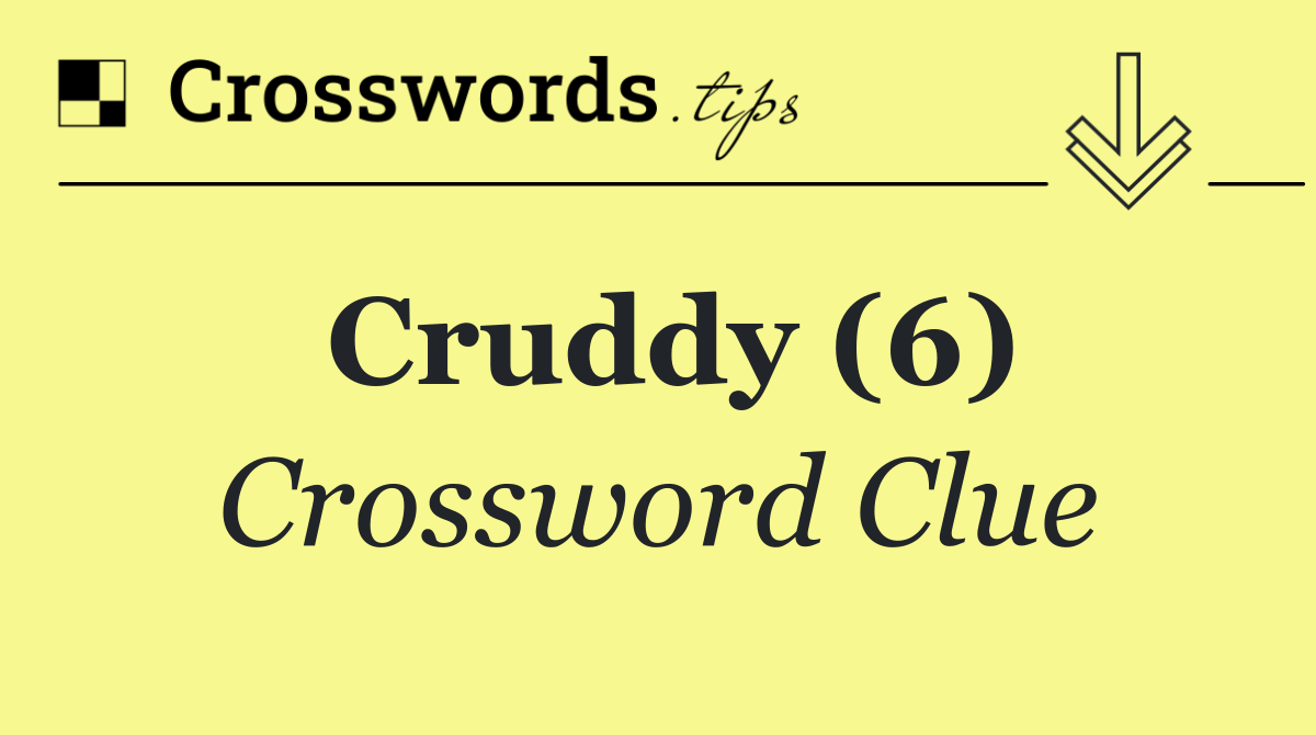 Cruddy (6)