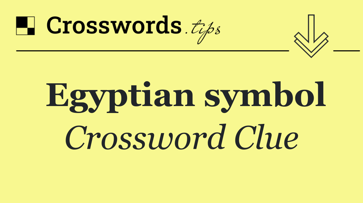 Egyptian symbol