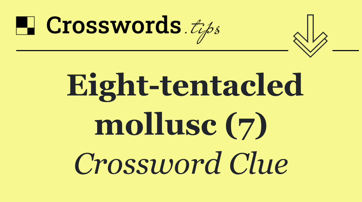 Eight tentacled mollusc (7)