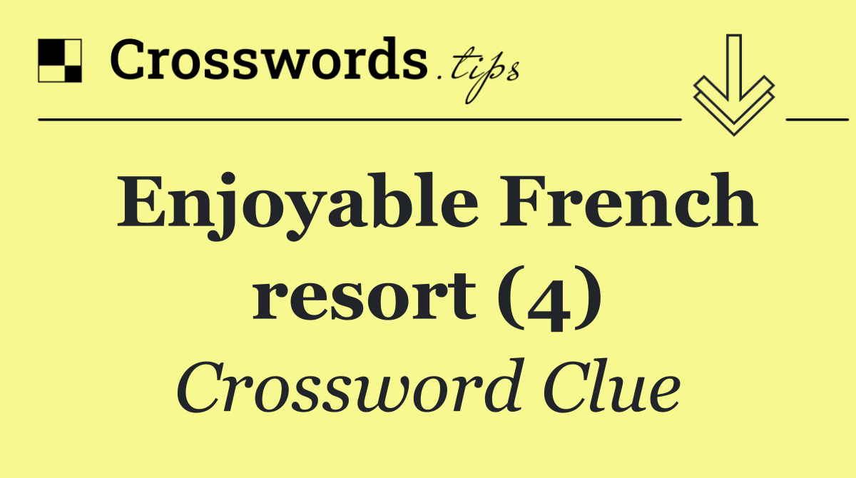 Enjoyable French resort (4)