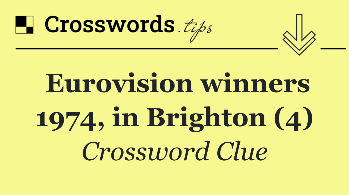 Eurovision winners 1974, in Brighton (4)