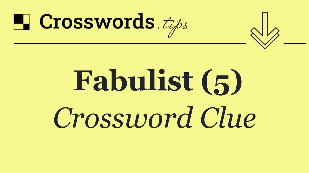 Fabulist (5)