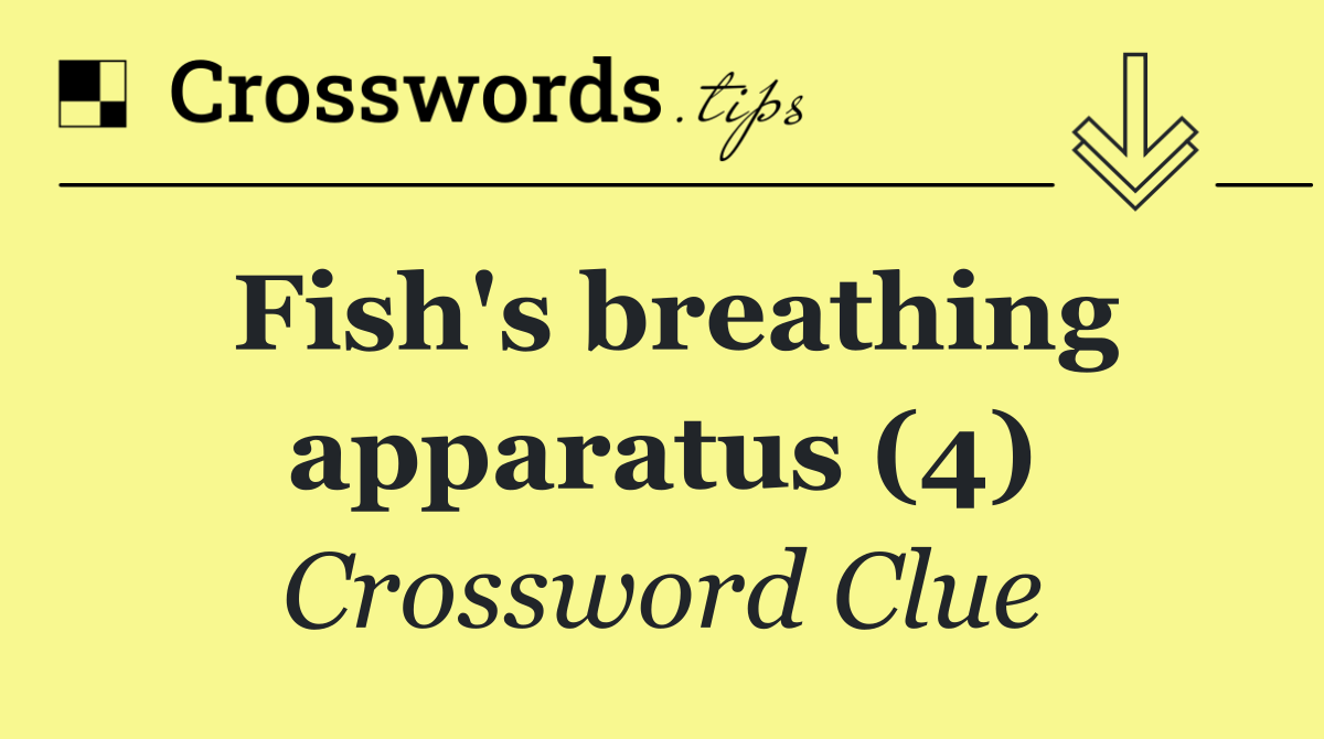 Fish's breathing apparatus (4)