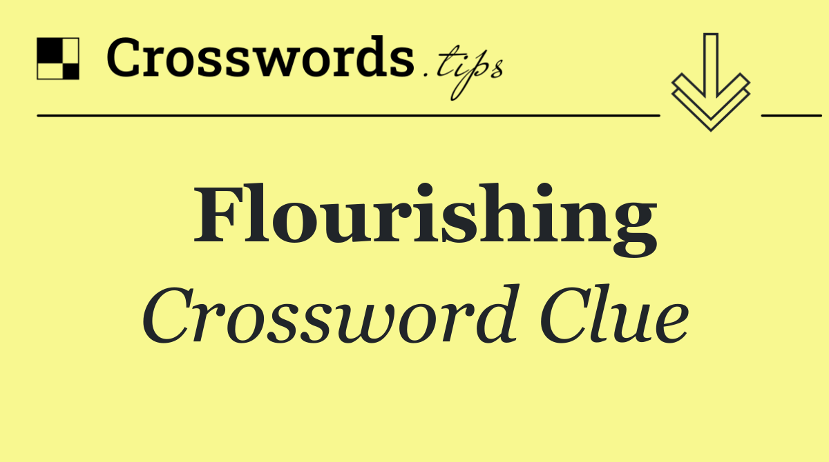 Flourishing
